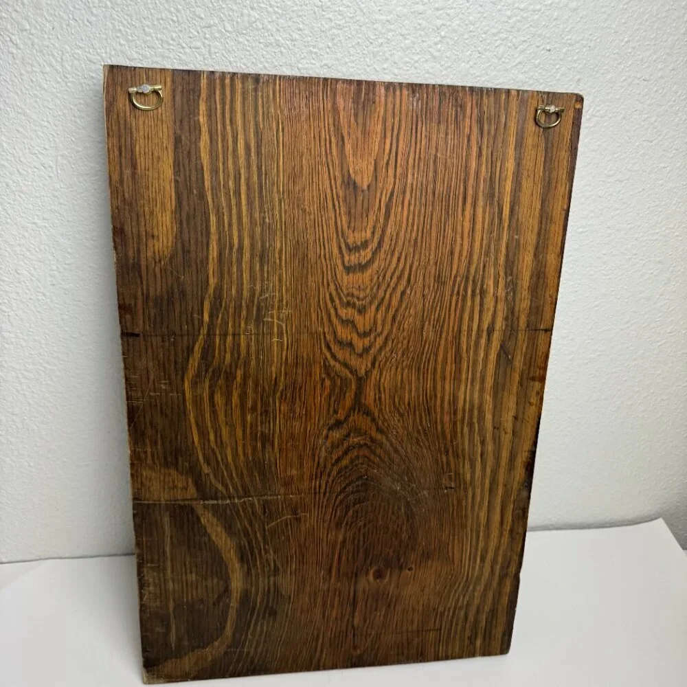Vintage Wooden Shelf Display for Mini Items or 28 Spoon Collection